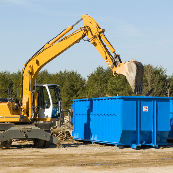 how many times can i have a residential dumpster rental emptied in Elm Grove